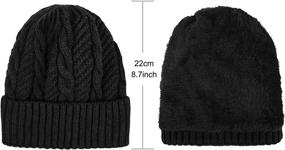 img 2 attached to 🧣 Warm & Stylish: Chalier Wool Knit Slouchy Beanie Hats for Men - Perfect Baggy Skull Cap for Winter