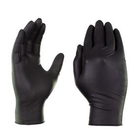 img 3 attached to 🧤 GLOVEWORKS Industrial Black Nitrile Gloves, 100-Count, 5 Mil Thickness, X-Large Size, Latex-Free, Powder-Free, Textured, Disposable, Food-Safe, GPNB48100-BX