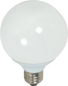 img 1 attached to Satco S7305 15-Watt Medium Base Globe: Energy-Efficient 4100K 120V LED Bulb, 60-Watt Incandescent Equivalent