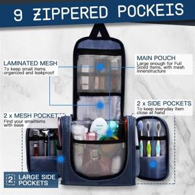 img 3 attached to 🧳 Tupwaid Toiletry Waterproof Organizer: Convenient Travel Accessories for Your Essentials!