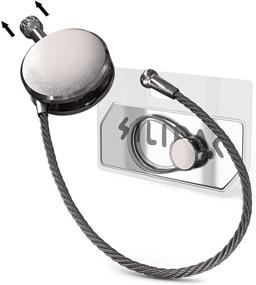 img 4 attached to 🔑 Silipac Quick Release Keychains Cable Ring: Securely Fasten & Detach Car Keys with Locking Carabiner