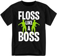 🎮 floss like a boss funny youth gamer shirt: perfect for boys and girls! logo