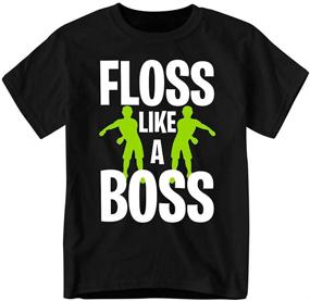 img 3 attached to 🎮 Floss Like A Boss Funny Youth Gamer Shirt: Perfect for Boys and Girls!