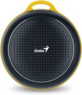 🔊 enhance your outdoor experience with genius sp-906btblack portable bluetooth speaker" logo