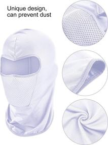 img 1 attached to 🌬️ Ultimate Protection: 6-Piece Balaclava Face Mask for Windproof Camouflage Motorcycle Riding, Fishing, and Sun Dust Protection