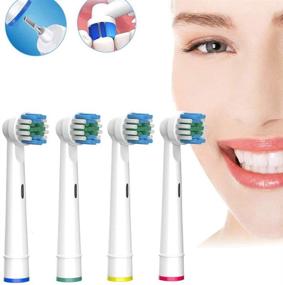 img 1 attached to 🪥 Electric Toothbrush Replacement Heads 16 Pack - Compatible Oral B Braun & Oral B Replacement Brush Heads