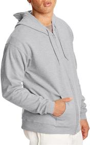 img 1 attached to 🌿 Eco-Friendly Full Zip Hanes Fleece Hoodie