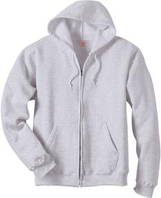 img 4 attached to 🌿 Eco-Friendly Full Zip Hanes Fleece Hoodie