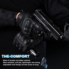 img 2 attached to 🧤 WTACTFUL Touchscreen Tactical Military Gloves: Ultimate Gear for Outdoor Enthusiasts – Cycling, Motorbiking, Hunting, Hiking, and More!