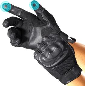 img 4 attached to 🧤 WTACTFUL Touchscreen Tactical Military Gloves: Ultimate Gear for Outdoor Enthusiasts – Cycling, Motorbiking, Hunting, Hiking, and More!