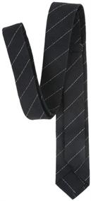 img 1 attached to Houlife Cotton Stripe Necktie for Weddings - Men's Accessories in Ties, Cummerbunds & Pocket Squares