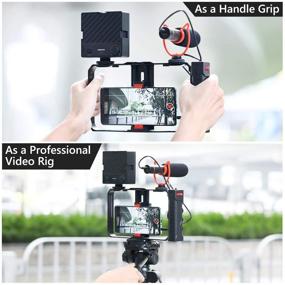 img 2 attached to 📱 Neewer Plastic U Rig Smartphone Video Rig: Enhance Filmmaking with Stabilizer Grip Tripod Mount, Compatible with X,Xs,XS Max,XR,13 Mini,13,13 Pro,13 Pro Max,Andorid