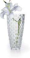 🏺 mikasa palazzo crystal vase, 9 inches - #5118771, white logo