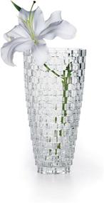 img 1 attached to 🏺 Mikasa Palazzo Crystal Vase, 9 Inches - #5118771, White