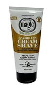 magic razorless cream shave ounce logo