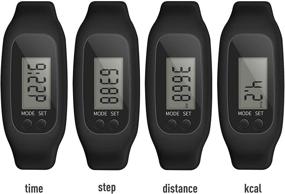 img 3 attached to Bomxy Fitness Tracker Watch: Easy-to-Use Step Tracker with Calorie Burning and Steps Counting
