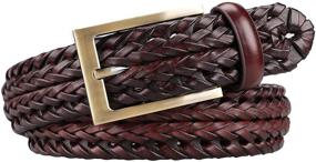 img 3 attached to Braided Leather Strap: Stylish Men's Accessory for Belts by Tanpie Fashion