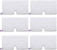 🧽 6 pack amyehouse rectangle steam pocket mop microfiber pads - replacement cleaning pads compatible with shark s3501 s3601 s3550 s3801 s3901 s3601d s3801co s3901d s3455k s2902 se450 логотип