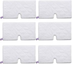 img 4 attached to 🧽 6 Pack Amyehouse Rectangle Steam Pocket Mop Microfiber Pads - Replacement Cleaning Pads Compatible with Shark S3501 S3601 S3550 S3801 S3901 S3601D S3801CO S3901D S3455K S2902 SE450