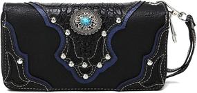 img 2 attached to 👜 Conchos Shoulder Handbags & Wallets for Women: Western Cowgirl Edition