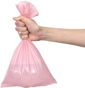 img 2 attached to 👶 BOS удивительные запечатывающие запах мешки для мусора от подгузников для младенцев - прочные, без запаха (200 штук) - XS, розовый - новая упаковка для младенцев!