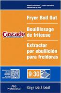 cascade professional fryer boil out, 20 ounce - a case of 9 for efficient cleaning logo
