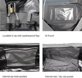 img 2 attached to 🎒 Black 60-Liter OverBoard Adventure Duffel Bag