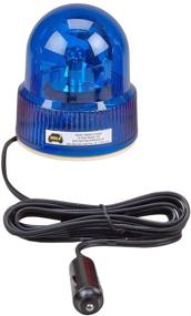 img 2 attached to Wolo (3105-B) Beacon Light: 12V Rotating Emergency Warning Light with Blue Lens