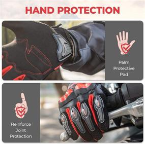 img 1 attached to Kemimoto Motorcycle Riding Summer Gloves Men Women