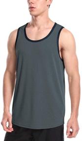 img 3 attached to 👕 Zengjo Mens Tank Tops: Ultimate Sleeveless Shirts for Gym, Running, and Workout