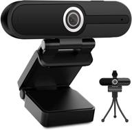 📸 high-quality 4k hd webcam with microphone, privacy shutter, and tripod - perfect for gaming, video recording, calling, conferencing, and online classes logo