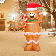 ushomin christmas inflatables gingerbread decorations logo