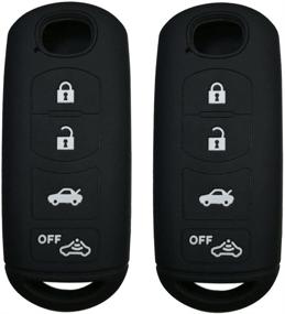 img 4 attached to Coolbestda Rubber 4Buttons Protector Keyless