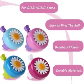 img 3 attached to 🚲 REKATA Classic Metal Bike Bell: Vibrant Options for Adult Girls (Available in 6 Colors)