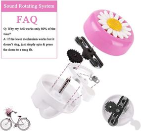 img 2 attached to 🚲 REKATA Classic Metal Bike Bell: Vibrant Options for Adult Girls (Available in 6 Colors)