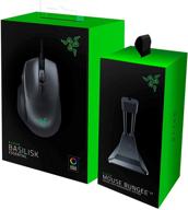 razer basilisk essential gaming mouse + mouse bungee bundle: sleek black for enhanced performance logo