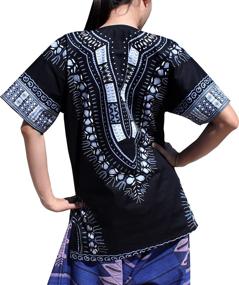 img 1 attached to 🌍 Explore the Vibrant African Dashiki Collection: Unisex Printed Men's Clothing and Sleepwear by RaanPahMuang