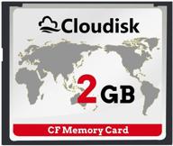 cloudisk compact flash cf card memory cards high speed compactflash reader camera card for dslr (2gb) logo