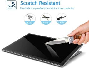 img 3 attached to 🔍 Megoo Glass Screen Protector for Surface Pro 7 Plus/7 (2019) - Ultra-Thin 0.25mm, Extreme Touch Sensitivity & Surface Pen Compatibility