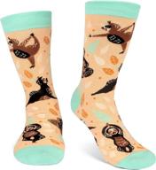 🧘 seo-optimized women's yoga socks: non slip grip with namaste, breathe, and sloth designs logo