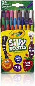 img 1 attached to 🖍️ Crayola Sweet Scented Twistables Crayons, Silly Scents, 24 штуки (уточните вариант упаковки)