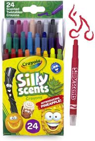 img 4 attached to 🖍️ Crayola Sweet Scented Twistables Crayons, Silly Scents, 24 штуки (уточните вариант упаковки)