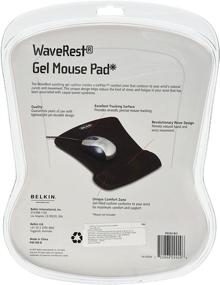 img 1 attached to Belkin WaveRest Ergonomic Gel Mouse Pad With Wrist Support (Blue) (F8E262-BLU)