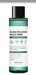 img 4 attached to 🌟 Some By Mi AHA.BHA.PHA 30 Day Miracle Toner 150ml (5oz) - Anti-Acne, Exfoliating, Hydrating, Brightening