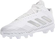 👟 adidas men's freak shoes - metallic white - size 10.5 логотип