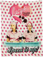 🍫 i love lucy throw blanket - chocolate factory: cozy up with midsouth products' irresistibly nostalgic blanket logo