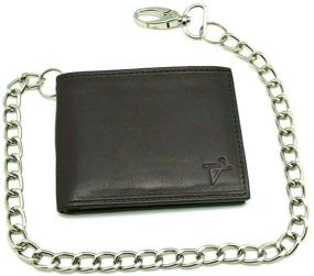 img 2 attached to 👨 RFID Leather Billfold Wallet for Men - Trucker Accessories in Wallets, Card Cases, and Money Organizers