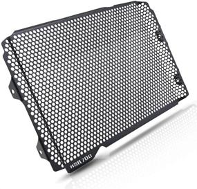 img 2 attached to 🏍️ XSR700 Motorcycle Radiator Guard Cover Grill - Premium Aluminum Guard for XSR700 2016-2021 & XTribute 2018-2021 - Black Finish