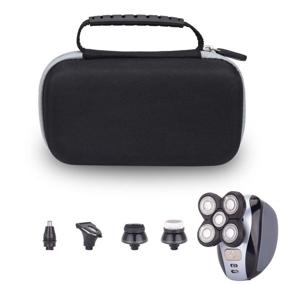 img 2 attached to 🧳 Aproca Travel Case for AsaVea/FREEDOM GROOMING Men’s 5-in-1 Electric Shaver & Grooming Kit - Hard Storage Solution