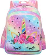 backpack preschool kindergarten elementary unicorn rainbow backpacks for kids' backpacks logo